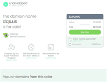 Tablet Screenshot of dqs.us